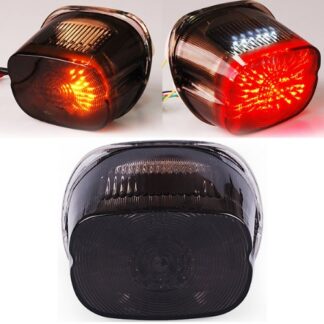Warranty Smoked Tail Brake Turn Signals Led Light For Harley Softail Sportster Road King