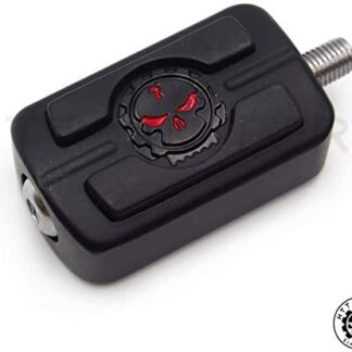 Willie G. Tête de mort Shifter Peg pour Harley Wide Glide Fxwg Xlh Sportster XR 1000 Noir