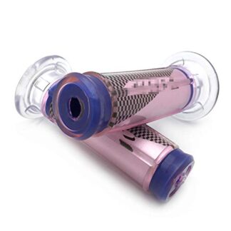 XHT- 1Pair 25mm 1" Motorcycle Handlebar Grips End Grip"CBR" Logo Compatible with CB CBR NSR RVF RVT VFR VTR Hornet Fashionable & High Quality PVC Rubber [P/N: MT291-001]