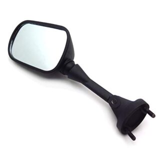 XHT- 1X Black Left Side Racing Mirrors Compatible with Kawasaki Ninja 2005-2008 ZX-6R 636 ZX6RR [P/N: MT061-LEFT]