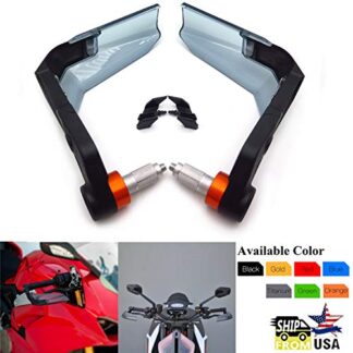 XHT- 22mm 7/8" Brake Clutch Levers Protector Hand Guard Compatible with Ducati 1098 R/S 899 1299 1199 959 [P/N: GZSP-SP-010]