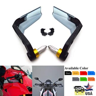 XHT- 22mm 7/8" Brake Clutch Levers Protector Hand Guard Compatible with Ducati 1098 R/S 899 1299 1199 959 [P/N: GZSP-SP-010]