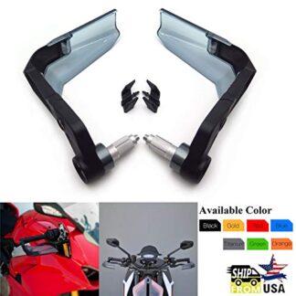 XHT- 22mm 7/8" Brake Clutch Levers Protector Hand Guard Compatible with Ducati 1098 R/S 899 1299 1199 959 [P/N: GZSP-SP-010]