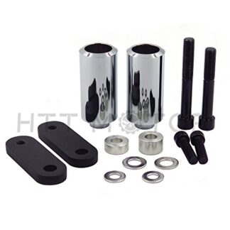 XHT-Aluminum Frame Slider Crash Protector For 2004 2005 Cbr 1000Rr 1000 Rr CHROME