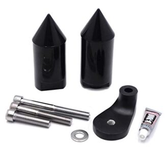 XHT- Aluminum Spike Frame Slider Crash Falling Protector For 2001-2002 Suzuki GSXR1000 GSX-R [P/N: MT290-004]