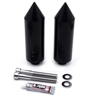 XHT-Billet Aluminum Extended Spike Frame Slider black For Yamaha 2004-2012 FZ-6 FZ-6S 600