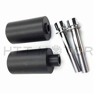 XHT-Black Frame Slider Crash Protector For 1999 2000 2001 2002 Yamaha YZF R6 YZFR6
