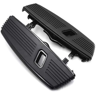 XHT- Black Hana Cut Front Floorboard Footboard Compatible With 1986-2017 Softail 08-19 Trike Tri Glide [P/N: MT216-128]