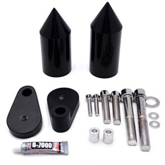 XHT- Black Spike Frame Slider Billet Aluminum For CBR1000RR CBR 1000 RR 2006-2007 [P/N: MT290-006]