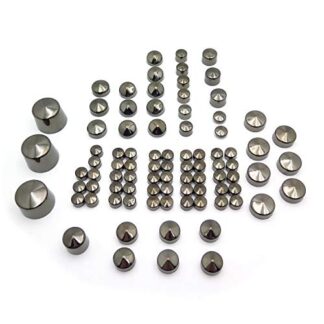 XHT- Gun Black Engine/Transmission Bolt Cover Cap For 2000-2006 Harley Softail Twin Cam [P/N: MT247-004]