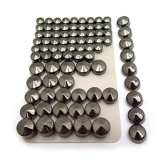 XHT- Gun Black Engine/Transmission Bolt Cover Top Compatible with 1996-2006 Harley Road King Twin Cam FLH [P/N: MT247-002]