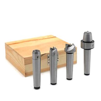 XHT- MT2 Wood Lathe Live Center Drive Spur Cup Kit Arbor Case Wooden Turning Tools [P/N: ET-TOOL016-SR]