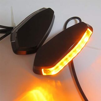 XHT- Motorcycle LED Signal light Classic Black Mirror Block Off Base Plate Compatible with 1999-2007 Yamaha R6 Yzf-R6 Yzfr6 High Quality Billet Aluminum Made [P/N: MT222-013A]