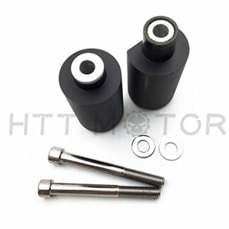 XHT- New Black Set Sport Bike No Cut Black Frame Sliders For 2005-2006 Suzuki GSXR 1000