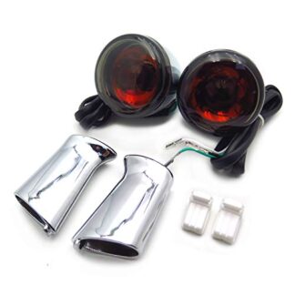 XHT- Rear Bullet LED Turn Signal Light Indicator Compatible with 92-16 Harley Sportster XL 883 1200 [P/N:XHT224-017R]