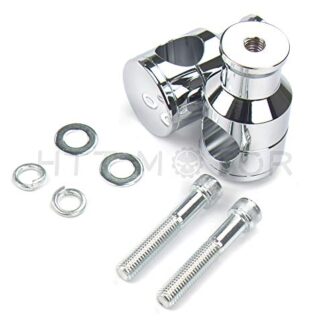 XHT- Replacement of Chrome Straight 2" Rise 1 1/4" Mount Handlebar Risers for Harley
