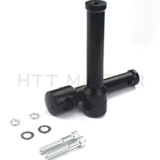 XHT- Replacement of Smooth Black Straight 8" Rise 1 1/4" Mount Handlebar Risers for Harley