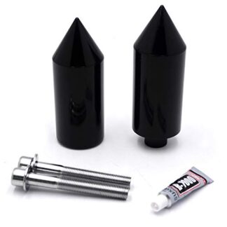 XHT- Spike Frame Slider Crash Protector Billet Black For 02-03 Yamaha YZF R1 YZF-R1 [P/N: MT290-010]