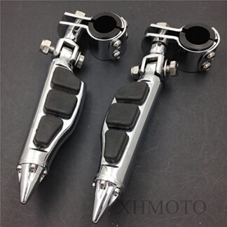 XHT(BC)- 1" 1-1/4" ENGINE GUARDS Stiletto 4475 Foot Pegs Clamps For Harley Sportster