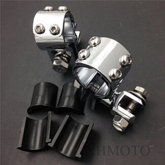 XHT(BC)- 1" 1 1/4" Engine Guard Footpeg Clamps for GL VT750 Magna Shadow TRIUMPH