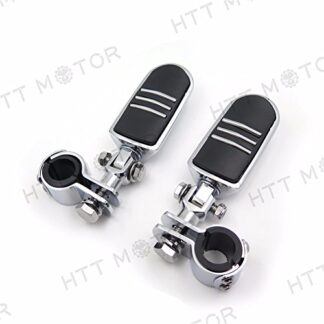 XHT(BC)- 1" 1 1/4" Highway Radical Flame Foot Pegs Clamps For Harley Sportster 883 1340