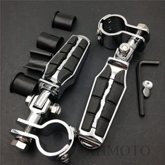 XHT(BC)- 1" 1 1/4" New Highway Radical Tombstone Clamp Foot peg for Harley Sportster 1340