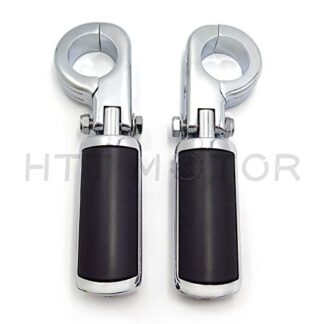 XHT(BC)- 1 1/2" Skull Foot Pegs Mount P-Clamps For GoldWing GL1800 GL1500 GL1100