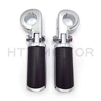 XHT(BC)- 1 1/4" ENGINE GUARDS Skull Foot Pegs P-Clamps For Harley Sportster 883 XL1200