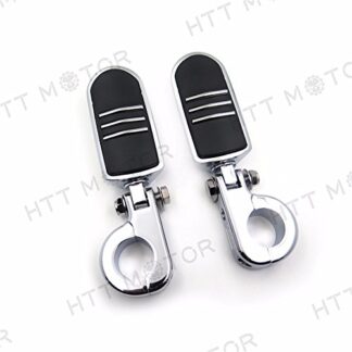 XHT(BC)- 1 1/4" Highway Flame Foot Pegs P Clamps For Harley Sportster 883 1340 XL1200