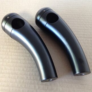 XHT(BC)- 1" Bar Black Motorcycle Handlebar Pullback Risers For Universal Bikes