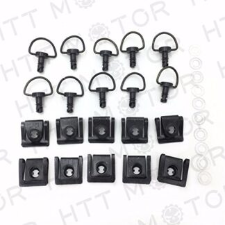 XHT(BC)-10 Dzus Style Motorcycle Quick Release 1/4 Turn Fairing Fasteners with 15mm Pins