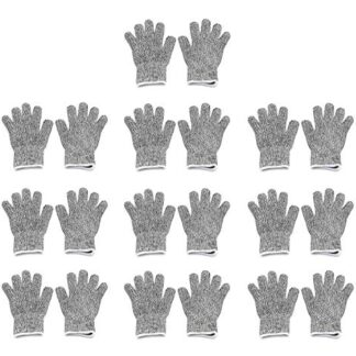 XHT(BC) 10Pair XS 8-12yr Kid Cut Resistant Gloves High Performance Level 5 Protection Food Grade In/Outdoor