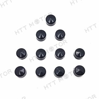 XHT(BC)- 11 Piece Black Cap Dress Kit Fit 99-06 Harley Touring Models Primary Cover Bolt