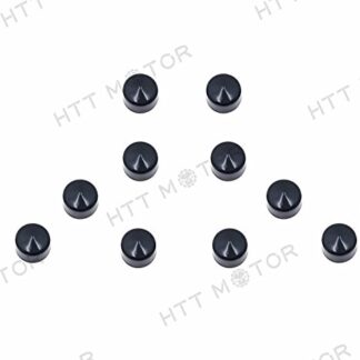 XHT(BC)- 1/4″Allen Socket Bolt Cap Dress Kit Fits Harley-Davidson Misc Hardware Black