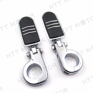 XHT(BC)- 1.5" Highway Flame Foot Pegs P Clamps For Harley Sportster 883 1340 XL1200