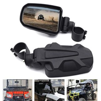 XHT(BC) 1.75" UTV RearView Mirror Compatible with Offroad Polaris RZR 800-1000S XP Kawasaki [P/N: UTV-014-BK]
