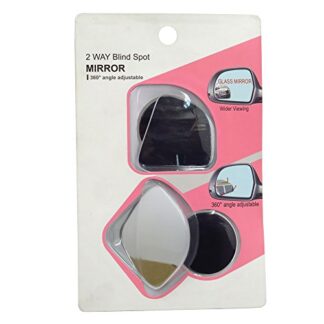 XHT(BC)- 2 Pack Car Blind Spot Side Mirror Stick On Glass Adjustable Safety Lens HD Glass