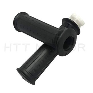 XHT(BC) 2X 7/8" 22mm Rubber Handlebar Hand Grips For Motorcycle Bike Cafe Racer CA