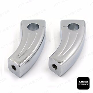 XHT(BC)- 3.5" Handlebar Pullback Risers For Suzuki Yamaha Kawasaki (7/8" Bar) Chrom