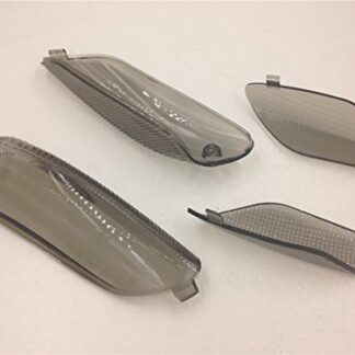 XHT(BC)- 4 PCs Smoked LED Tail Light Lenses Fit For Aprilia RSVR Factory RSV1000 2004-2008