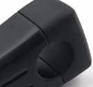 XHT(BC)- 4.5" Black Motorcycle Handlebar Pullback Risers for universal bikes (1" Bar)
