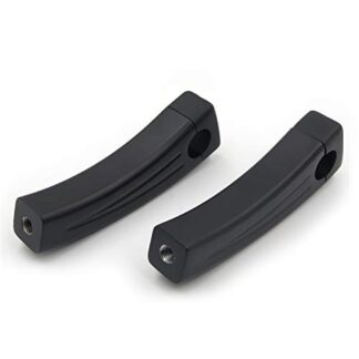 XHT(BC)- 5.5" Black Motorcycle Handlebar Pullback Risers For Universal Bikes (1" Bar)