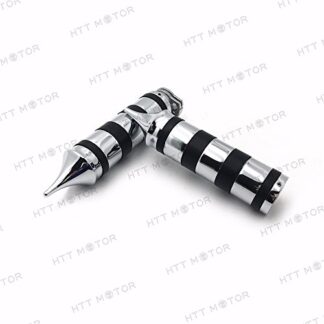 XHT(BC)-7/8" 22mm Motorcycle Motorbike Handlebar Hand Grip & Throttle Twist Tube Chrome