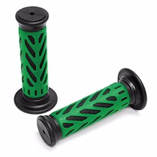 XHT(BC)- ATV WATERCRAFT Web Gel Style Hand Grips Green QUAD YAMAHA KAWASAKI POLARIS SEADOO BOMBARDIER JET SKI ATV FOREMAN RECON RINCON Brute Force Prairie ATV BRUIN GRIZZLY KODIAK(7/8" BOTH SIDE)