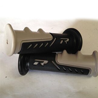 XHT(BC)- ATV WATERCRAFTS"R" Engraved Gel Style H Grips GRAY ATV QUAD YAMAHA KAWASAKI POLARIS SEADOO BOMBARDIER JET SKI FOREMAN RECON RINCON Brute Force Prairie BRUIN GRIZZLY KODIAK(7/8" BOTH SIDE)