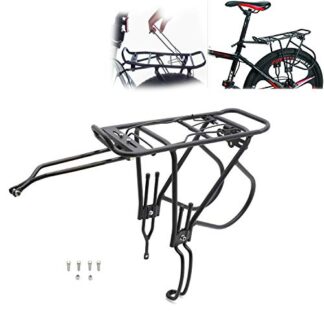 XHT(BC) Aluminum Bike Rear Rack Seat Luggage Carrier Bicycle Post Mountain Mount Pannier