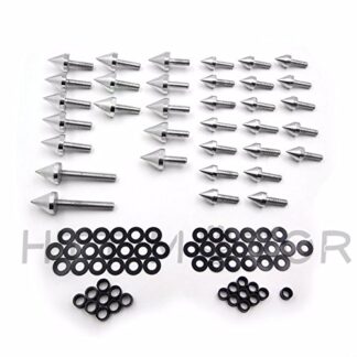 XHT(BC)- Aluminum Fairing Bolt Kit Body For 1999-2007 Suzuki Hayabusa GSXR 1300 Silver