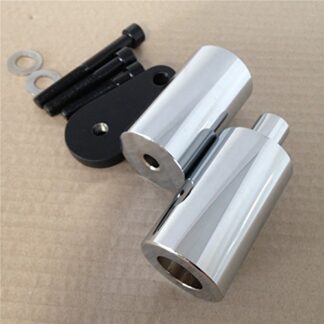 XHT(BC)- Aluminum No Cut Frame Slider Protector Fit For 2003-2005 Yamaha Yzf R6 2006-2009 R6S Chromed