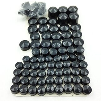 XHT(BC)- BLACK Bolts Toppers Caps For 1996-2006 Harley Road King Twin Cam Flh Model