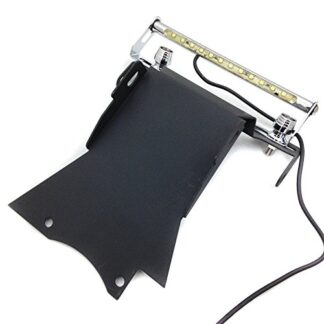 XHT(BC)- BLACK Fender Eliminator Tidy Tail w/LED Light No Logo For 2006 2007 2008 Yamaha FZ6 Fazer